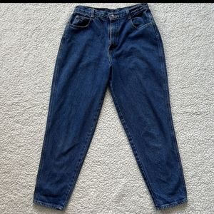 Vintage GITANO Women's Jeans Size 12 Short 30x29 Dark Wash Tapered Leg